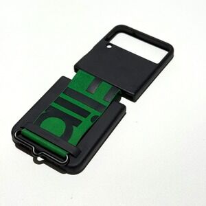 Genuine Samsung Galaxy Z Flip 4 Silicone Cover Case with Strap Black